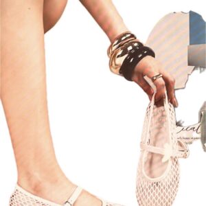 Ballerina Beige Gehaakt
